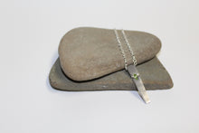 Spike Pendant with Marquise Peridot Stone