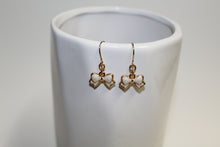 White Bow Earrings for Girly Girls