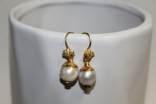 Baroque Pearl Pendant Earrings