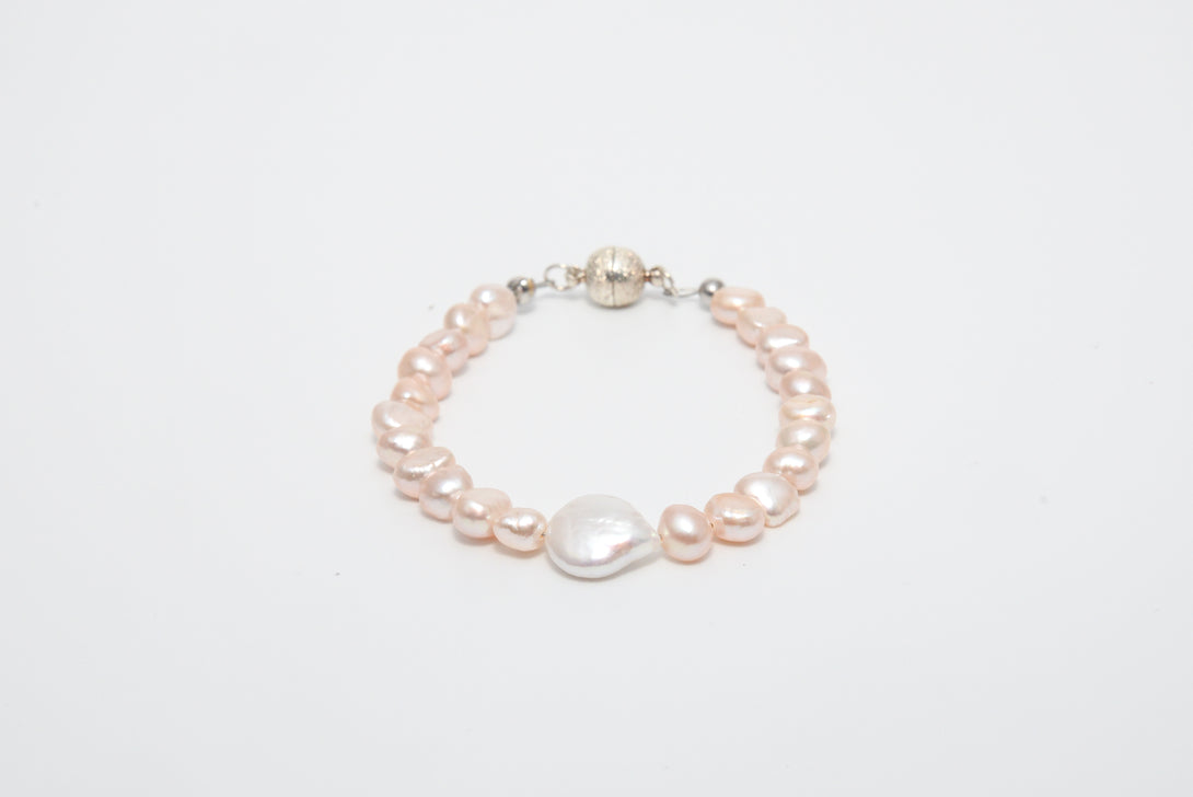 Champagne Pearl Bracelet - U Are Unique Jewellery