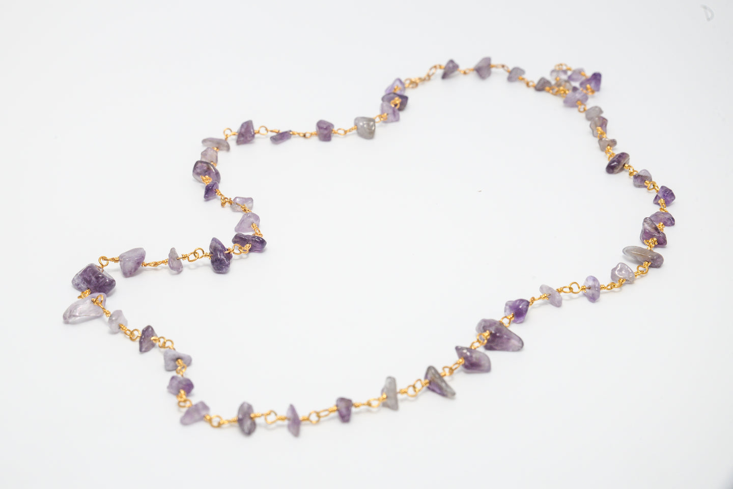 Iregular Shaped Amethyst Necklace - U Are Unique Jewellery