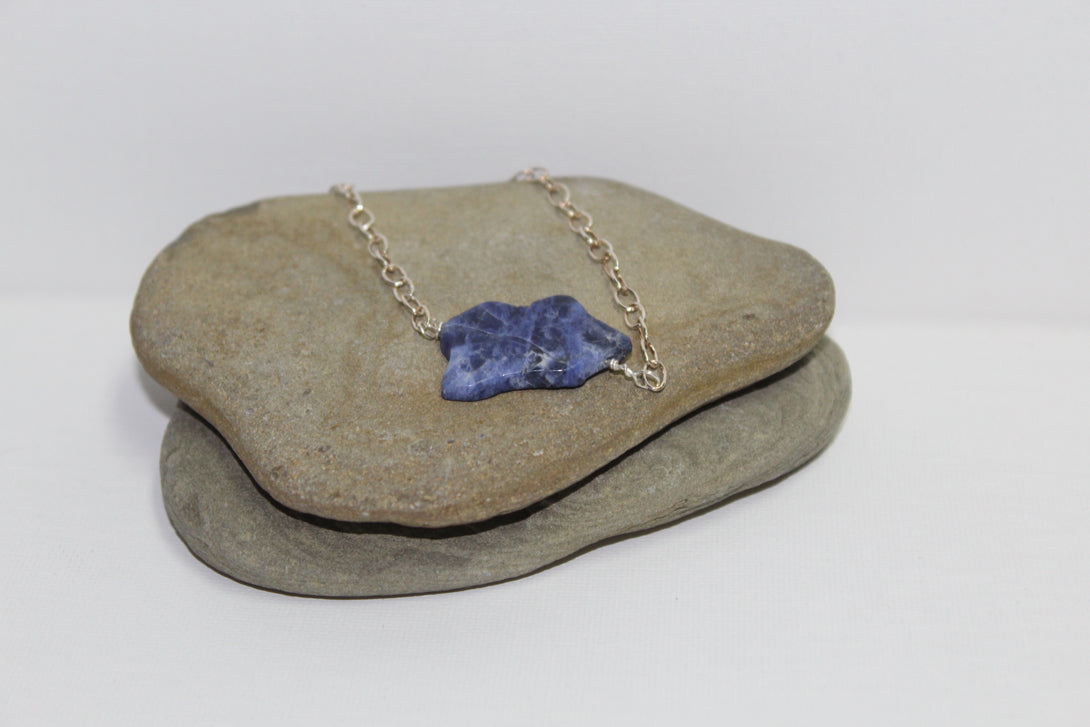 Sliced Sodalite Necklace - U Are Unique Jewellery