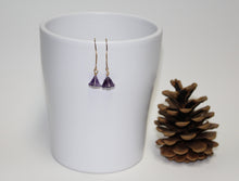 Amethyst Carved Bell Earrings - Gold Filled - U Are Unique Jewellery