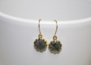 Labradorite Flower Earrings - U Are Unique Jewellery