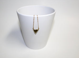 Labradorite Triangle Pendant Necklace - U Are Unique Jewellery