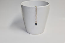 Sapphire Drop Pendulum Necklace
